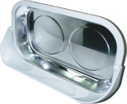 KA-5224-Т Лоток прямоугольный магнитный, 240-143 мм. с пластиковой накладкой